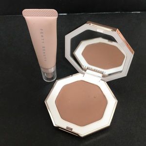 Fenty butta biscuit bronzer and bright fix peach